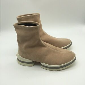 Stuart Weitzman SW612 Suede Sock High‎ Top Bootie